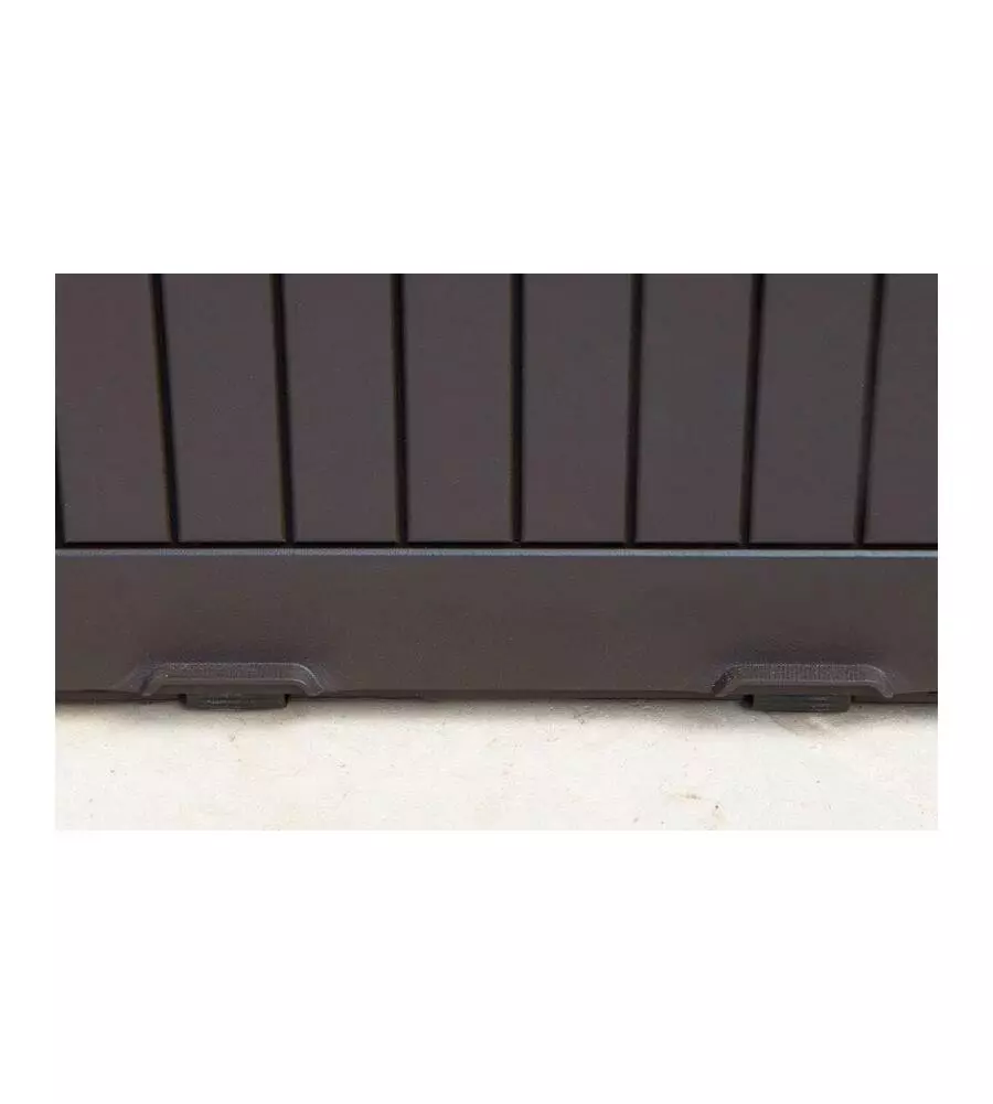 BAULE DA ESTERNO CON ROTELLE KETER "COMFY" IN RESINA MARRONE 270 LT 116,7XX44,7X57 CM